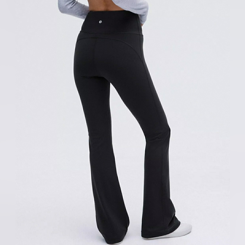 Lululemon Nulu Super High-Rise Groove Flared Yoga Pants Black Size 6